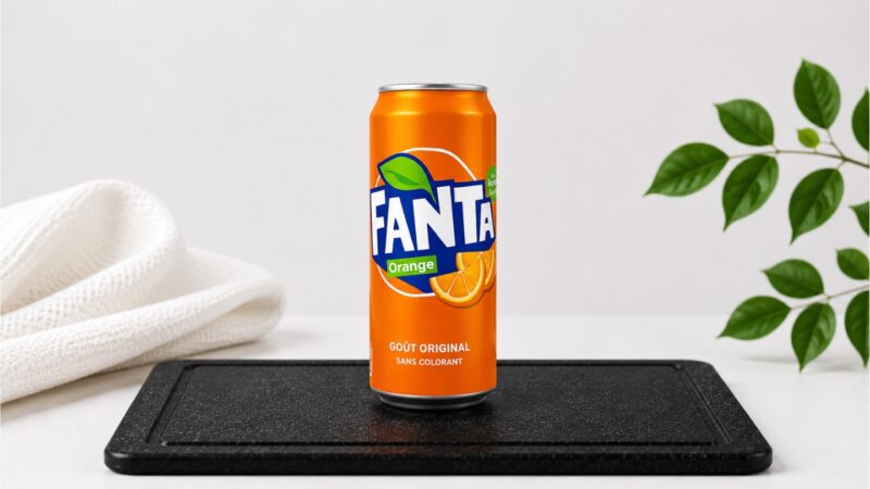 Canette de Fanta orange