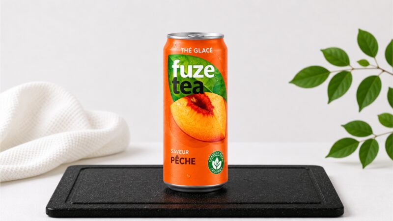 Canette de Fuze Tea pêche